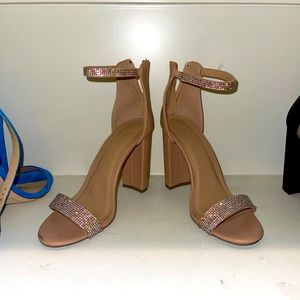 Rhinestone heels
